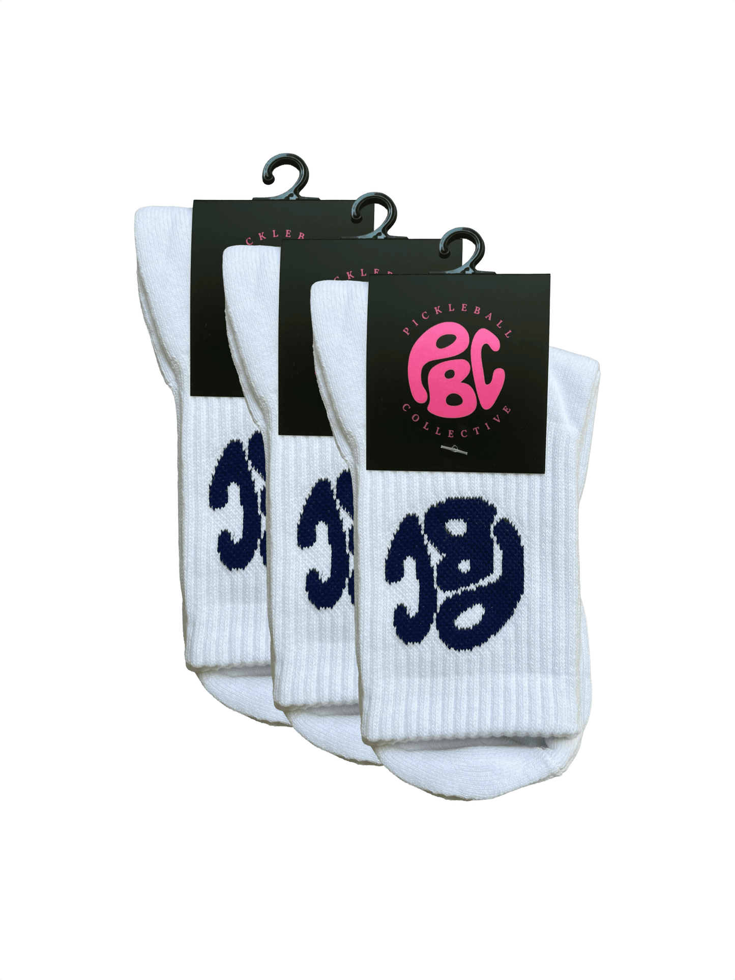 Collective Socks Blue - Triple pack - Pickleball.Collective - Accessories